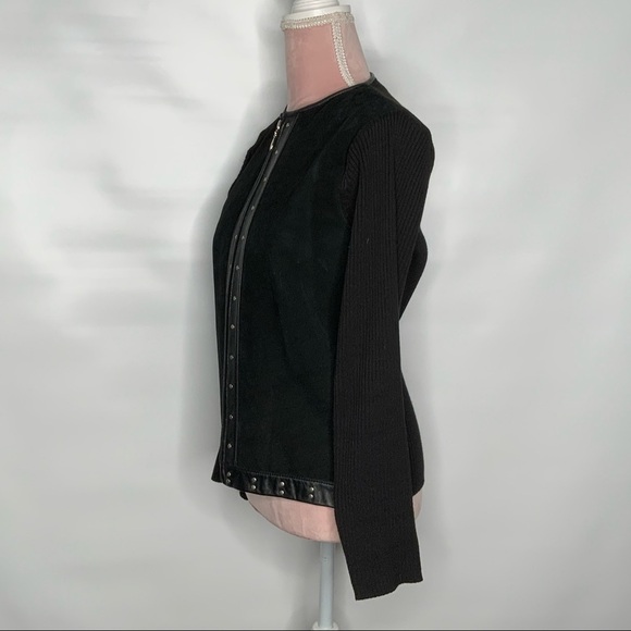 ESCAPADE leather suede and‎ silk gorgeous jacket. - Picture 7 of 14